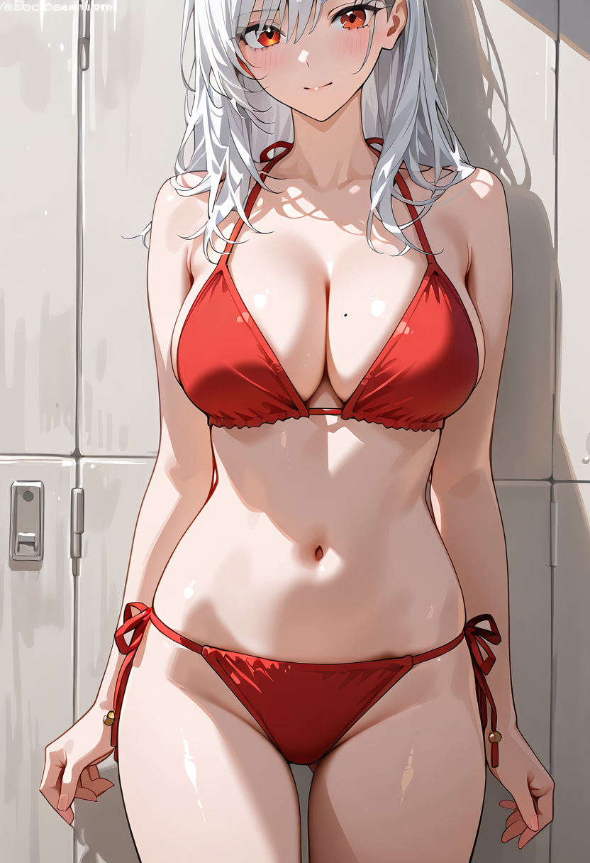銀髪美女のポートレート #美少女 #アニメ調 #かわいい