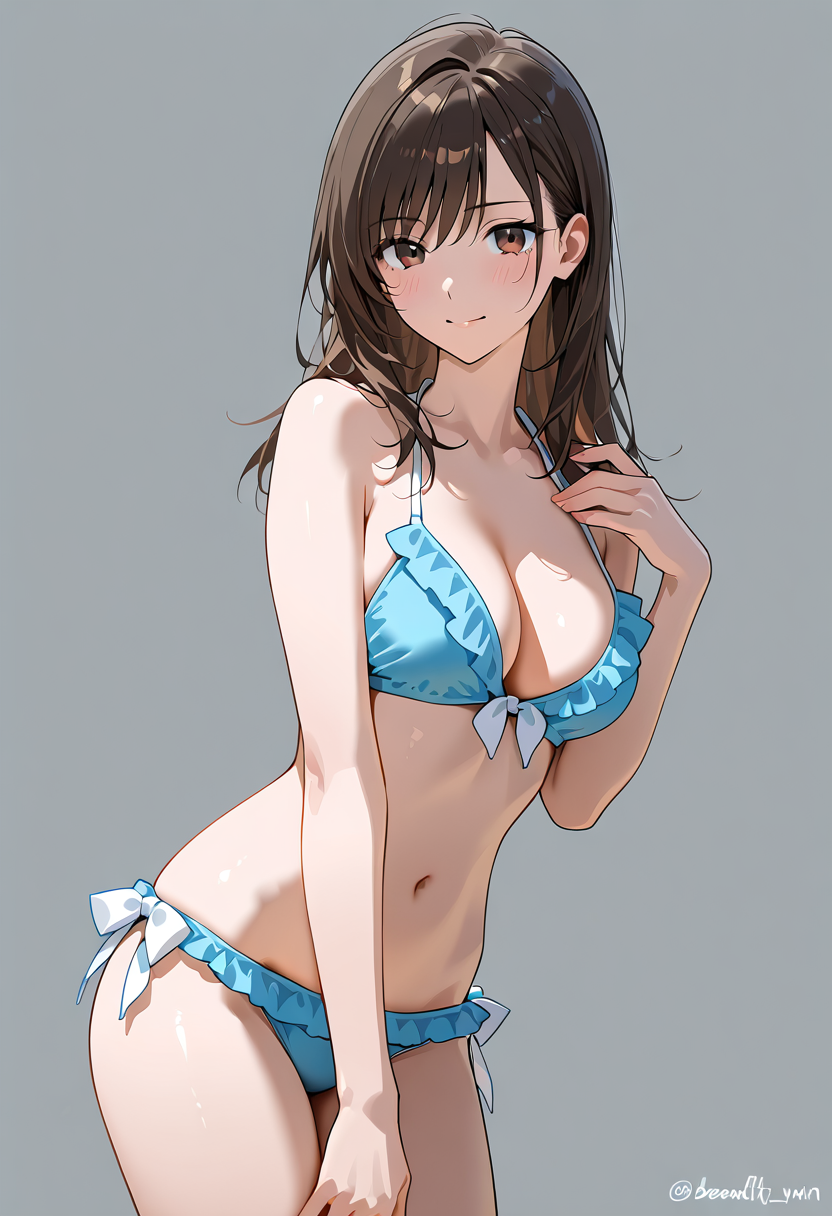 清楚な表情のアニメ調ポートレート #美少女 #アニメ調 #グラビア