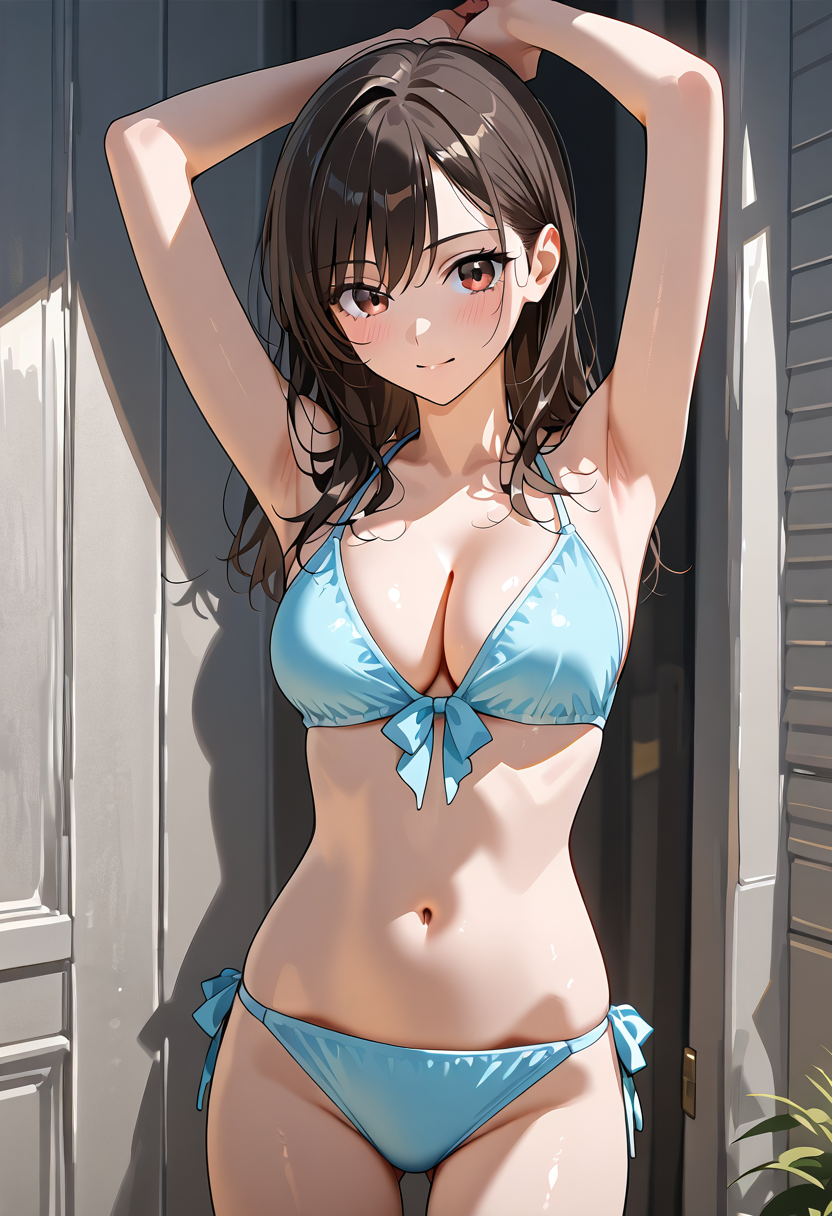 光の中の優雅なポートレート #下着 #セクシー #美少女