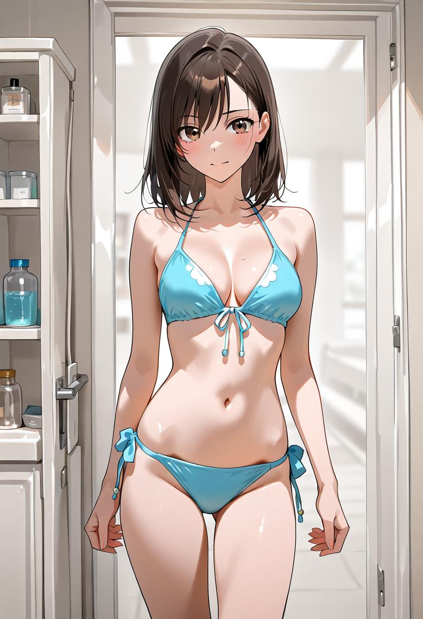 バスルームのポートレート #美少女 #セクシー #ランジェリー