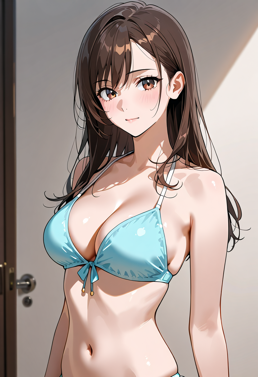 上品な表情のアニメ調ポートレート #美少女 #アニメ調 #かわいい