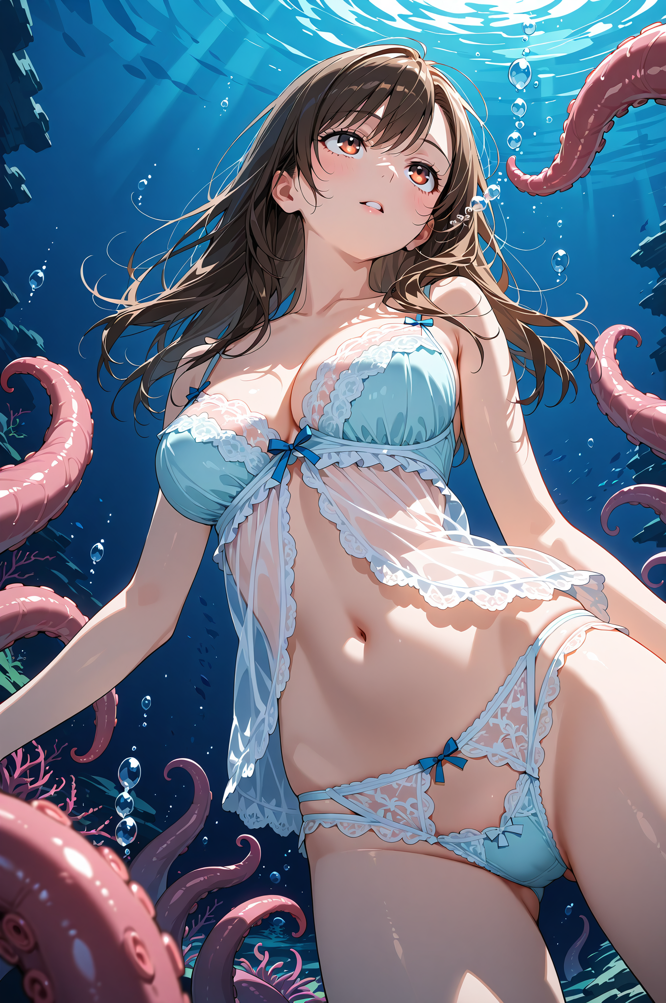 深海の幻想イラスト