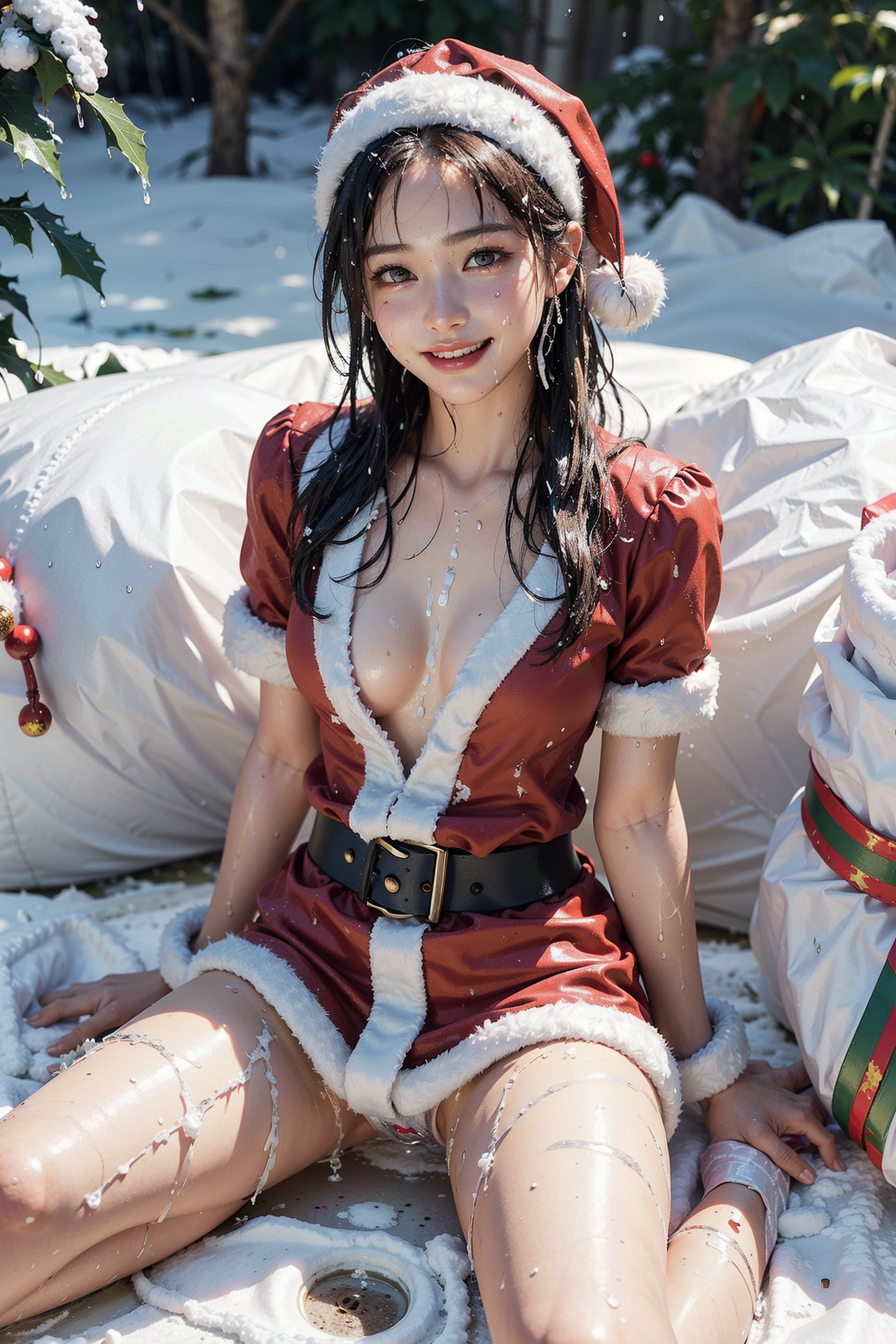 冬の雪原で微笑む美少女ポートレート #美少女 #冬 #屋外
