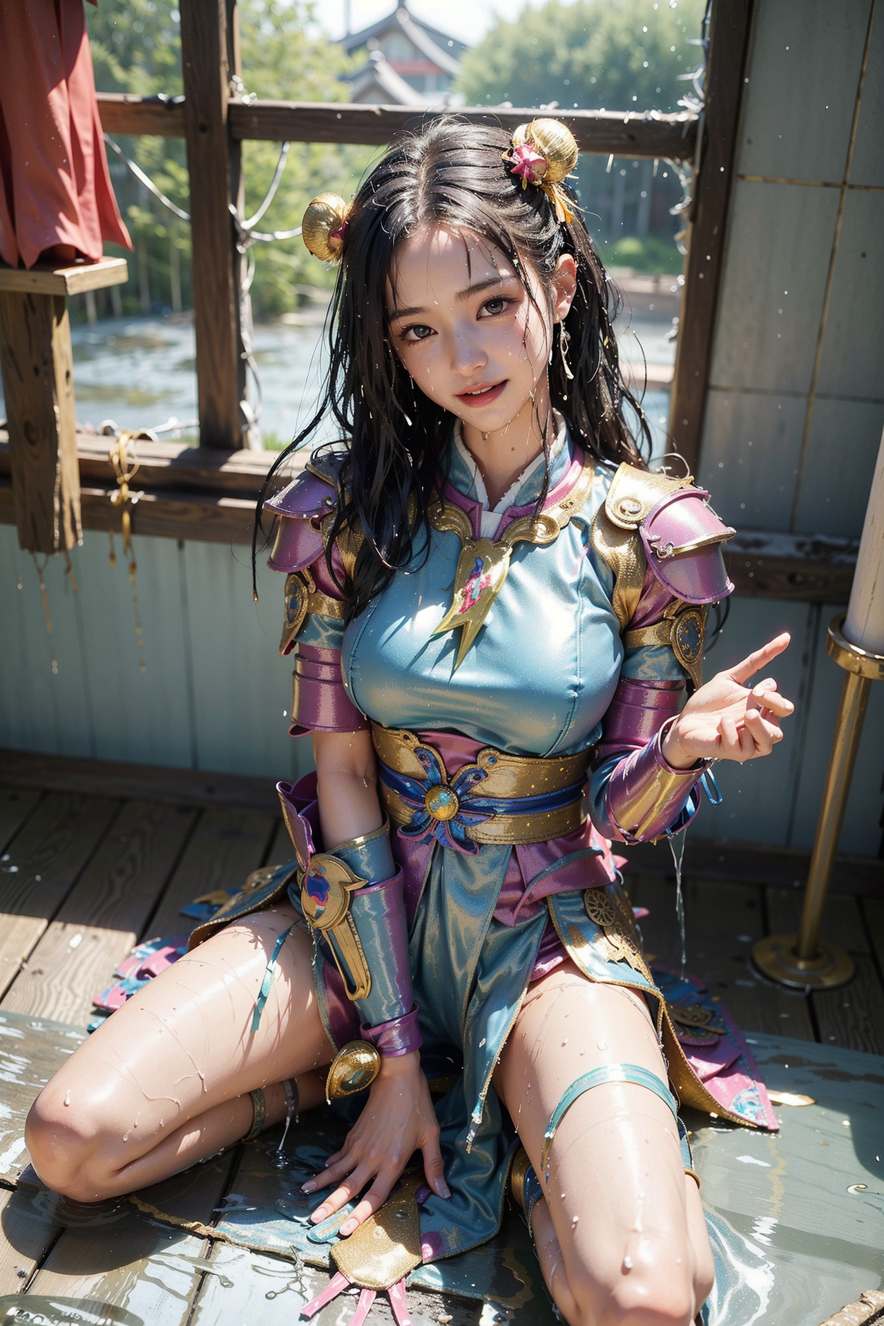 東洋風衣装の美少女ポートレート #美少女 #コスプレ #衣装