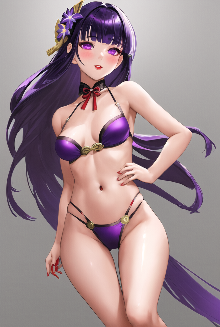 紫髪の神秘的な美少女イラスト #美少女 #紫髪 #神秘的