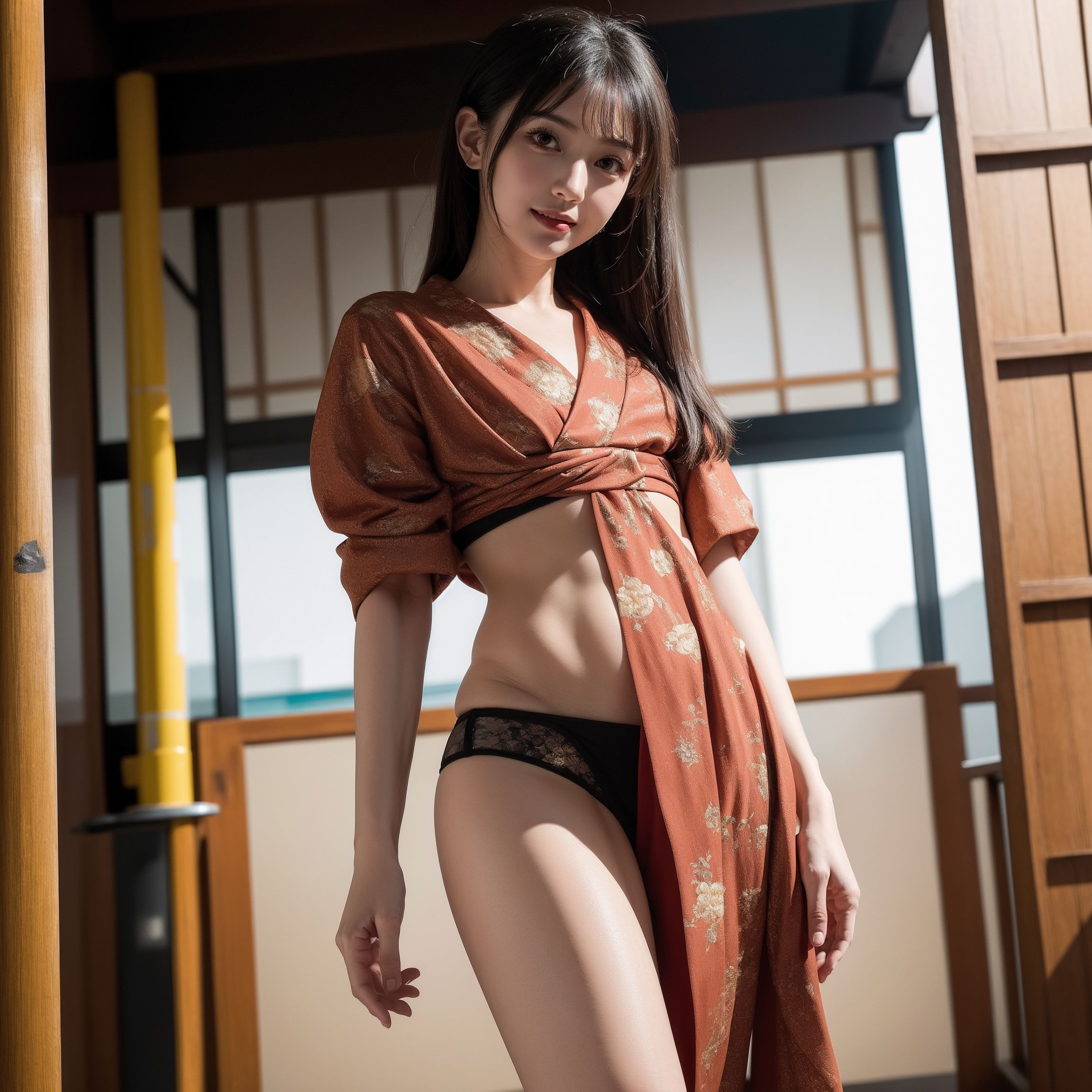 和風の優雅さを纏った長髪美少女 #美少女 #和風 #長髪