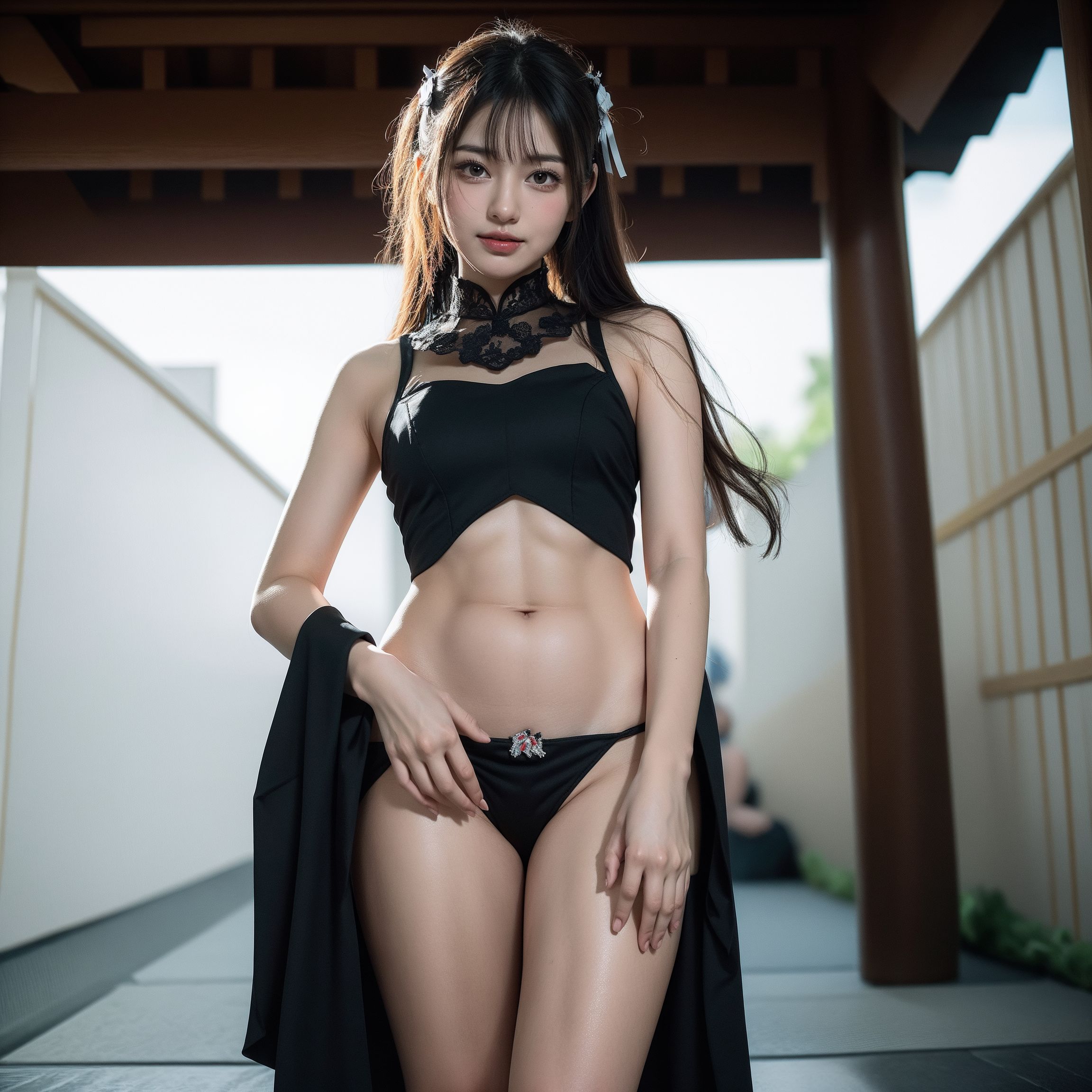 黒髪長髪の清楚なポートレート #美少女 #黒髪 #長髪