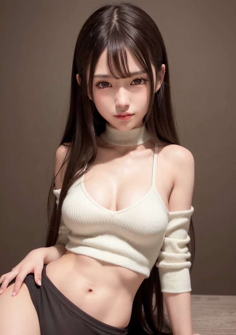 黒髪ロングの清楚な美少女ポートレート #美少女 #清楚 #黒髪