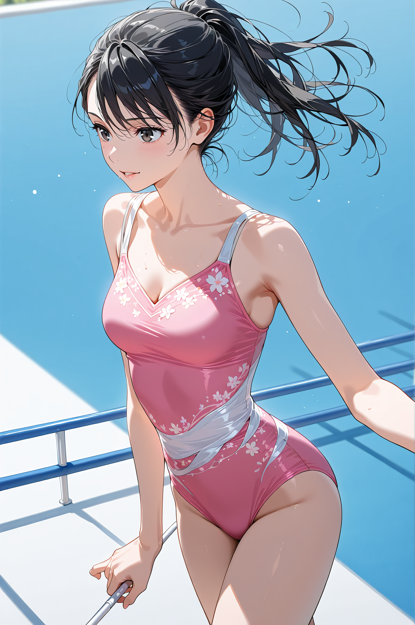 爽やかな笑顔の水着ポートレート #水着 #美少女 #かわいい