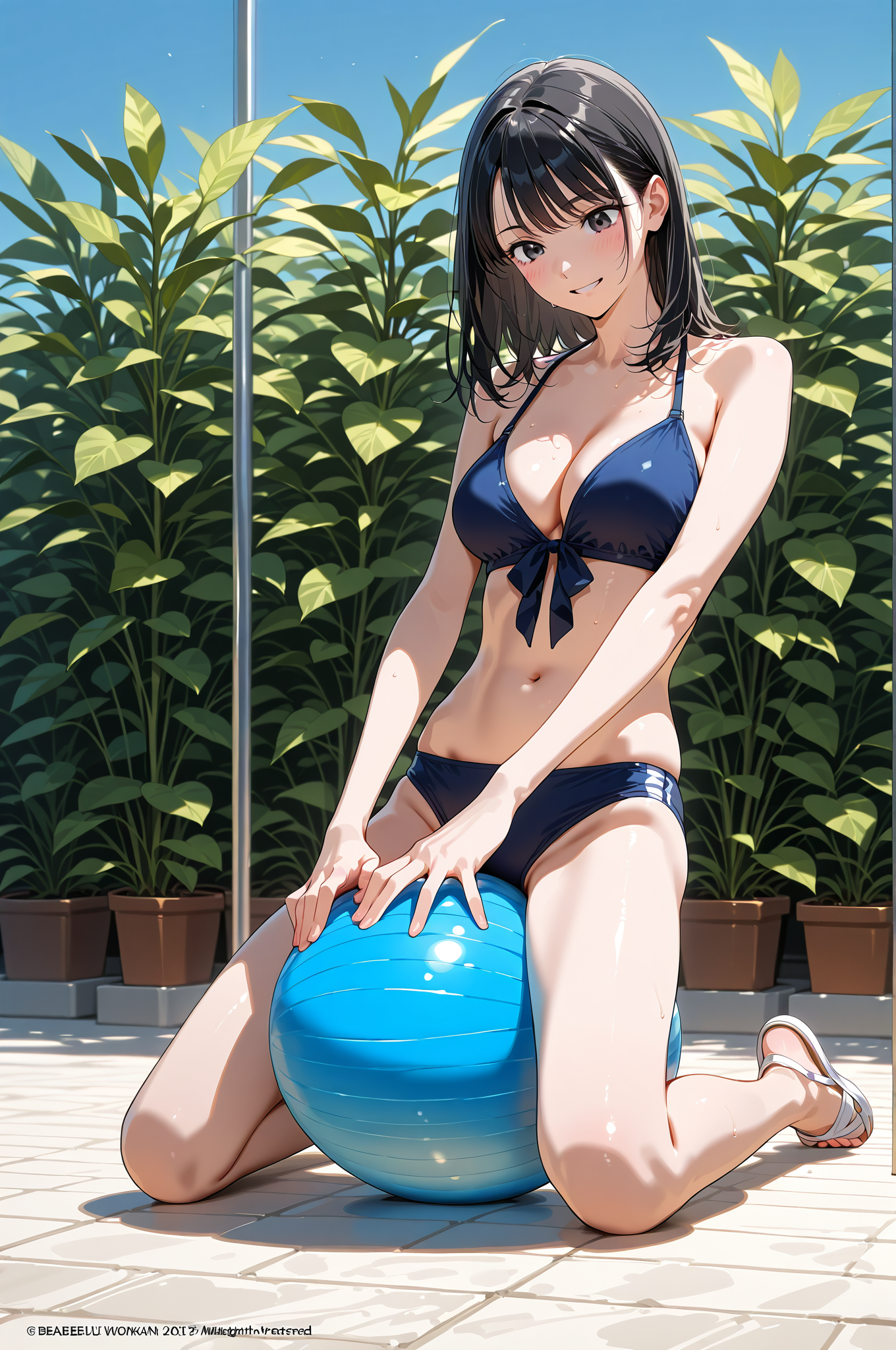 緑に囲まれたサマーポートレート #美少女 #屋外 #ファッション