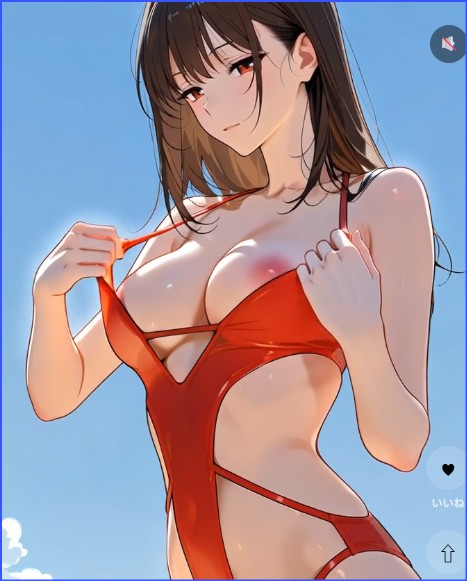 moeri のAI美少女イラスト #屋外 #anime #cartoon