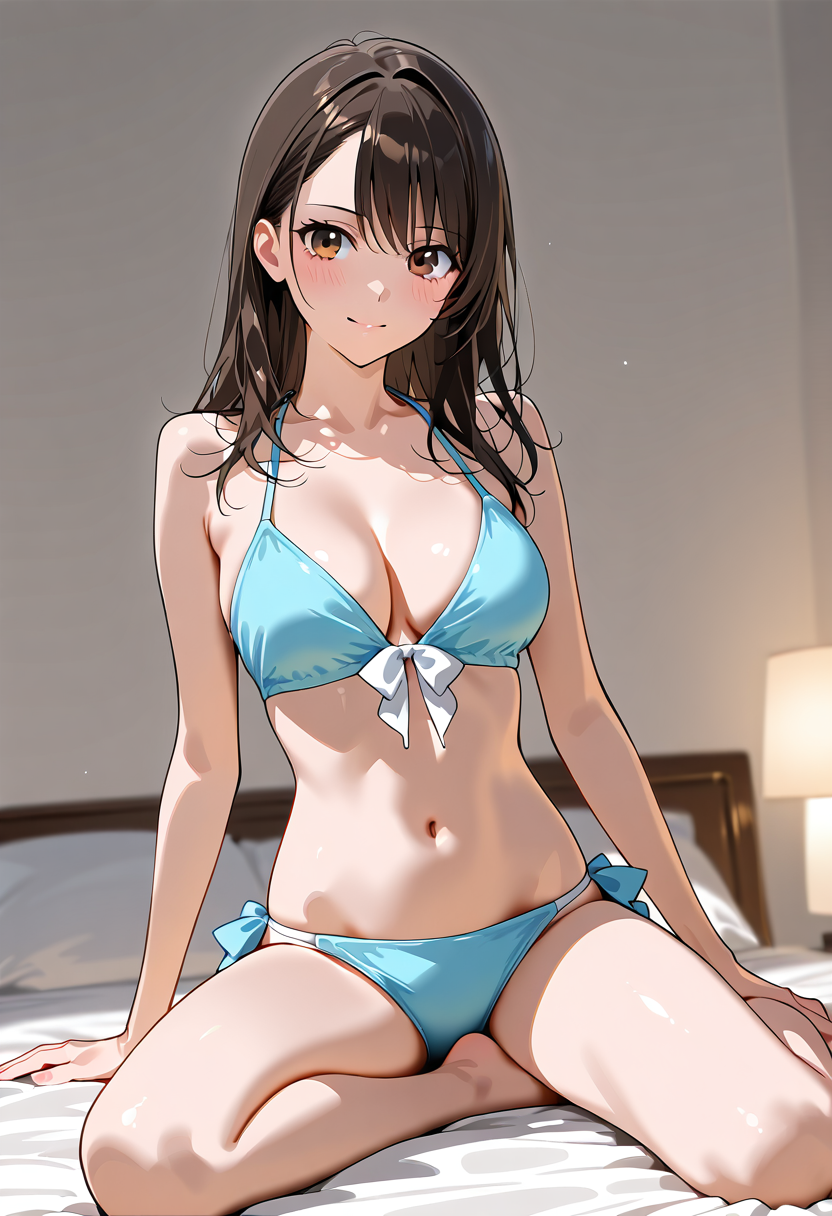 青い水着のポートレート撮影 #美少女 #水着 #グラビア