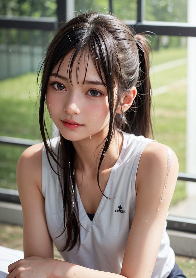 窓辺の午後光に包まれる清楚なポートレート #美少女 #清楚 #午後