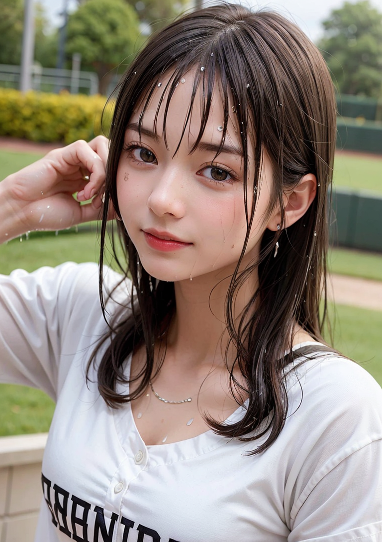 清楚な黒髪の少女、屋外ポートレート #美少女 #清楚 #黒髪