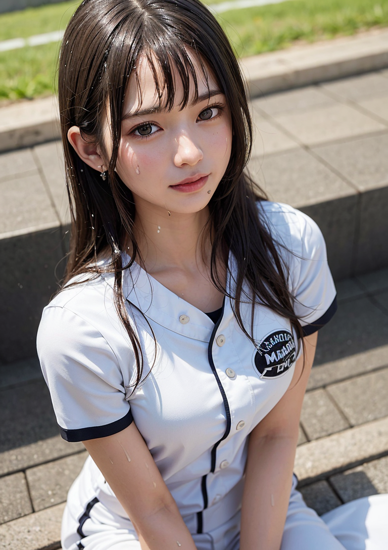 白シャツの清楚な笑顔ポートレート #美少女 #清楚 #白シャツ
