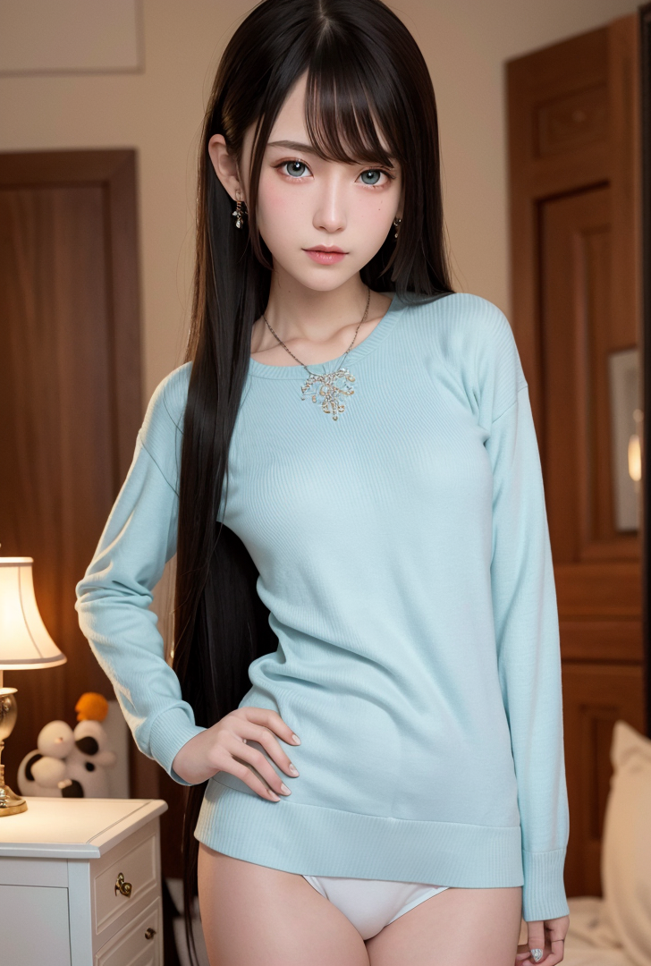 黒髪美少女の上品なポートレート #美少女 #清楚 #黒髪